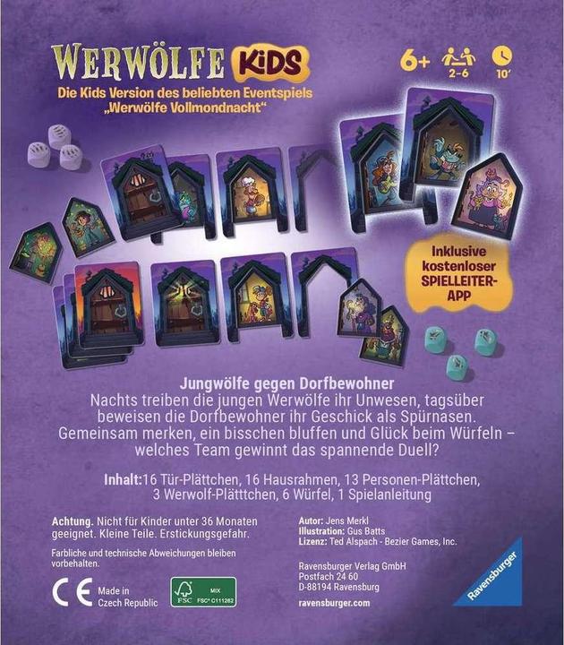 Actual product image Ravensburger Werewolves (German, 2 - 6 Players)