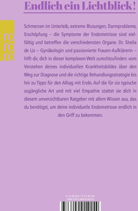 Immagine prodotto Endometriose – Alles, was du wirklich wissen musst (Tedesco, Sheila de Liz, Luisa Stömer, 2024)