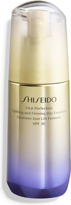 Actual product image Shiseido Vital Perfection Uplifting & Firming Day Emulsion (75 ml, Day cream, SPF 30)