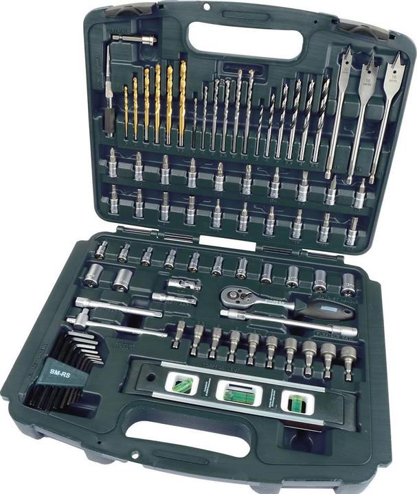 Image du produit Mannesmann La meilleure boîte à outils pour le bricolage (163 pièces)