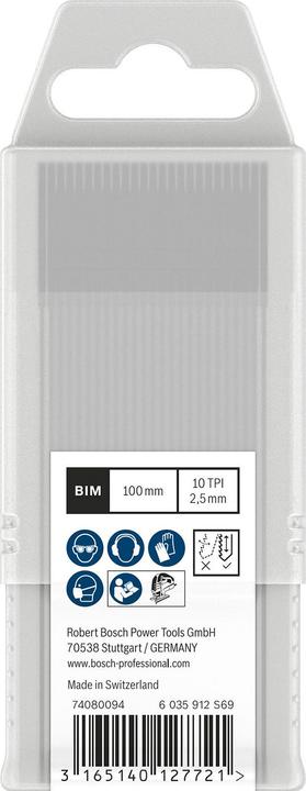 Image du produit Bosch Professional Zubehör Lame de scie sauteuse PRO Hardwood clean reverse T101BRF, 100 mm, 25 pcs.