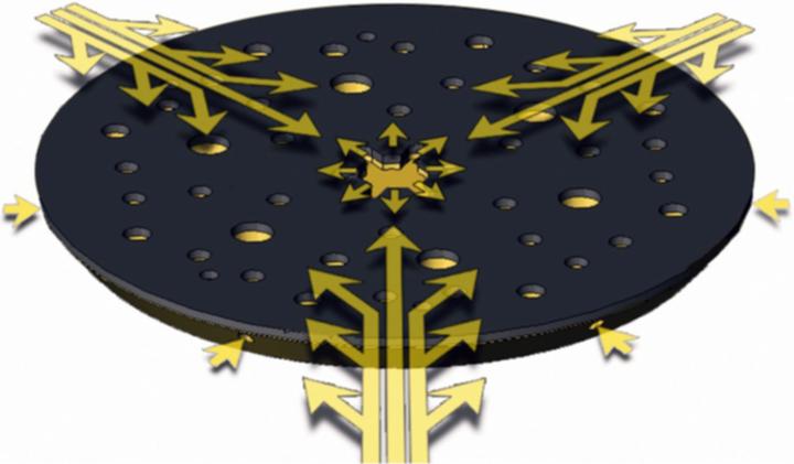 Image du produit Mirka Plateau de ponçage Abranet 125mm 5/16" Grip 28L 130g M