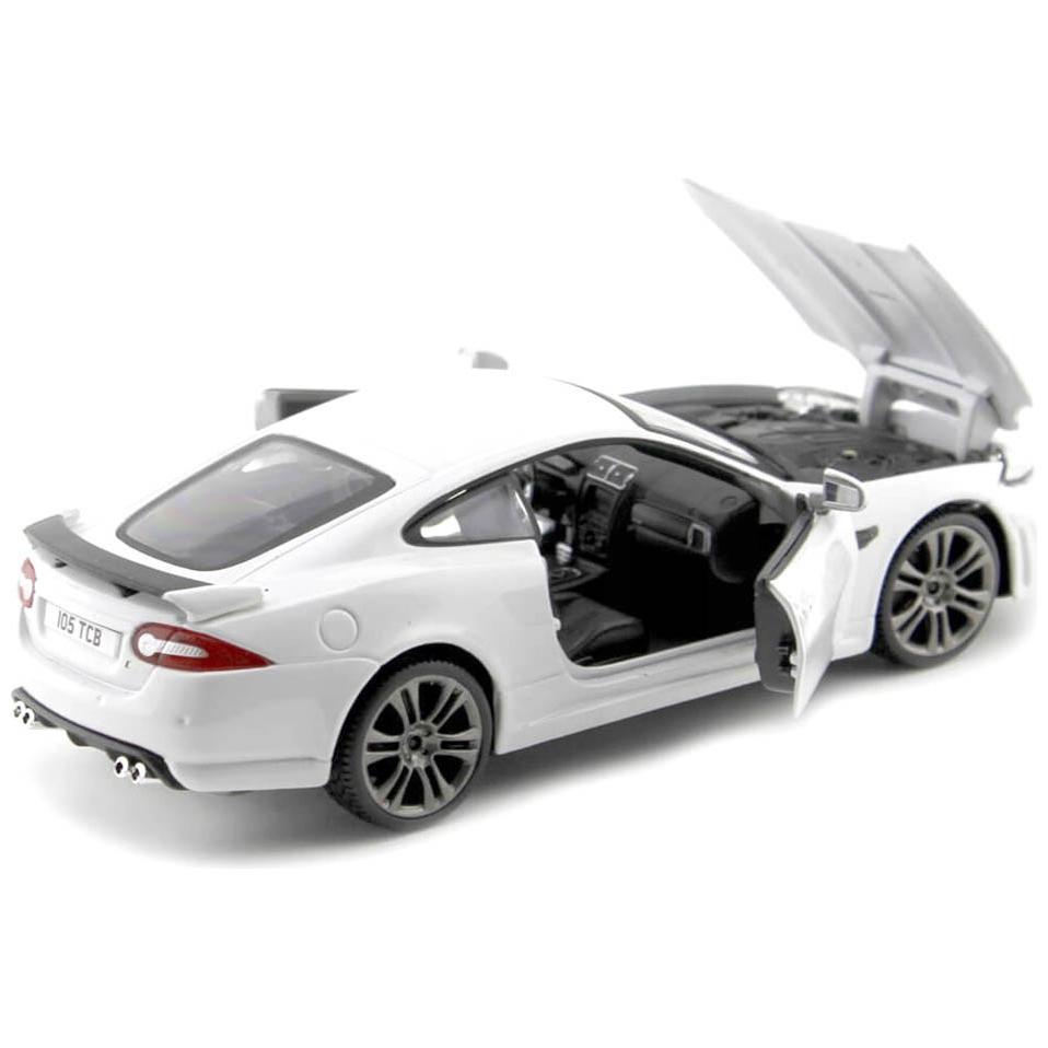 Thumbnail - Bburago Diecast 1:24 Hobby Car Jaguar XKR-S White Ages 3+ 18-21063