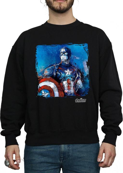 Produktbild Captain America Art Sweatshirt (XXL)