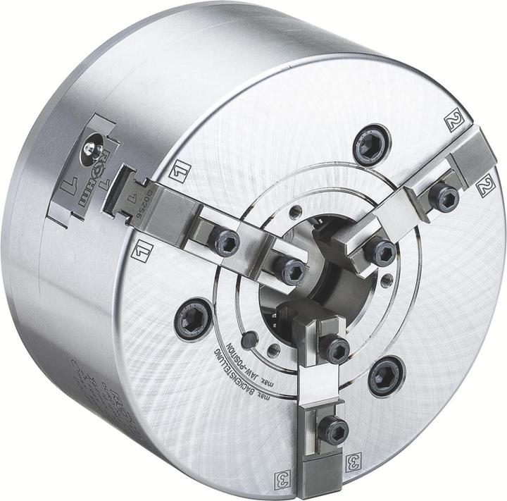 Produktbild Röhm Kraftspannfutter DURO-NC 200, 3-Backen, DIN 6353, Zentralentriegelung, schrägverzahnt