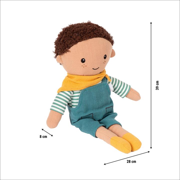 Actual product image small foot Stoffpuppe Leo