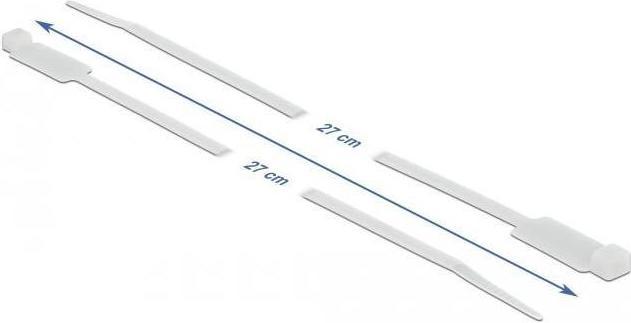 Produktbild Delock Cable Tie with Label Tap (270 mm, 10 Stk.)