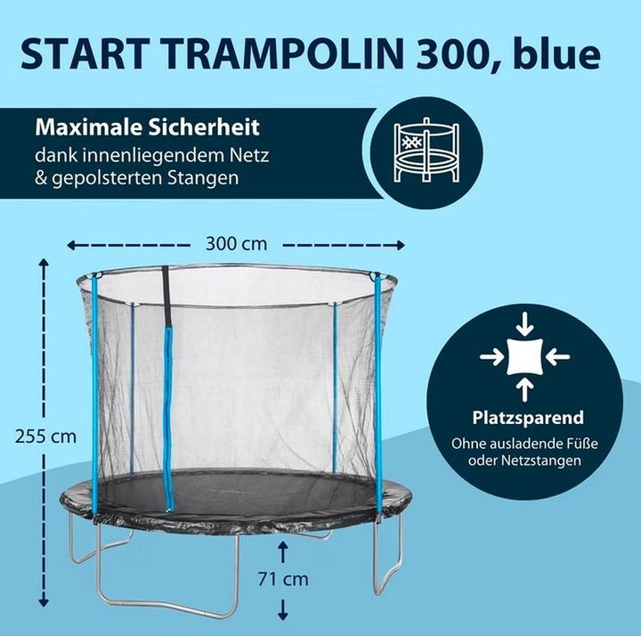 Produktbild Hudora Hornet Trampolin BF 300 (300 cm)