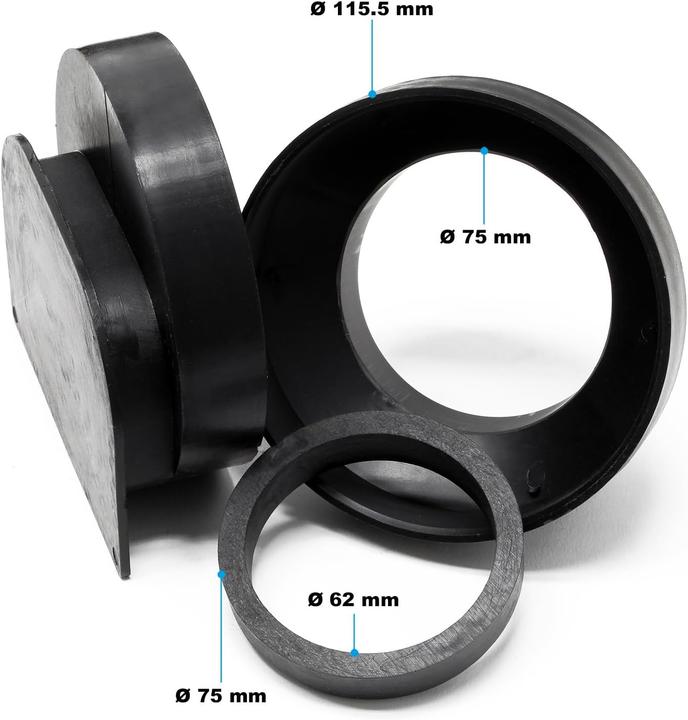 Produktbild Wiltec Entwässerungsrinne 2x1m Abdeckrost 12,5t Gusseisen Ablaufrinne Abwasserrinne