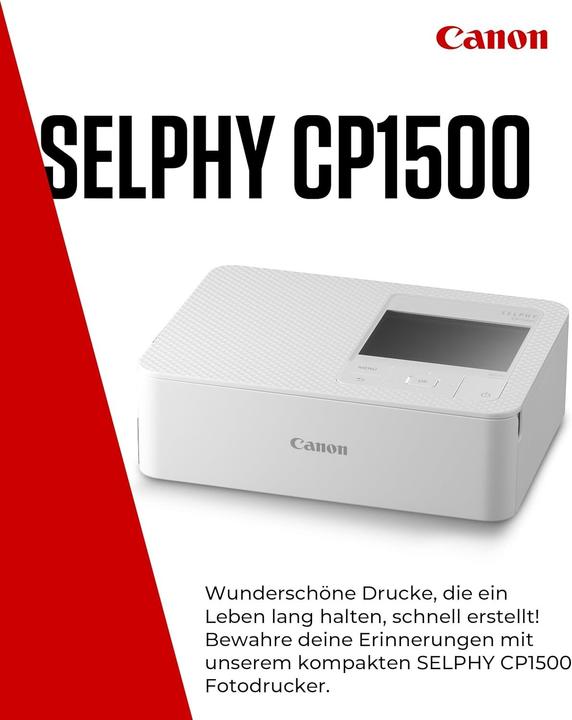 Actual product image Canon Selphy CP1500 (Ink, Colour)