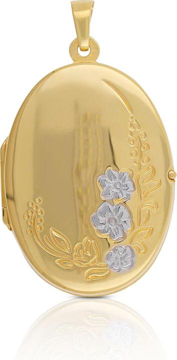 Image du produit Muau Médaillon fleurs (Or jaune 750/18K)