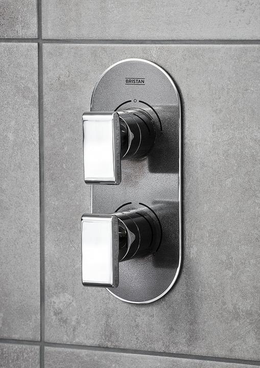 Image du produit Bristan Soupape pivotante à double commande et déviateur intégré