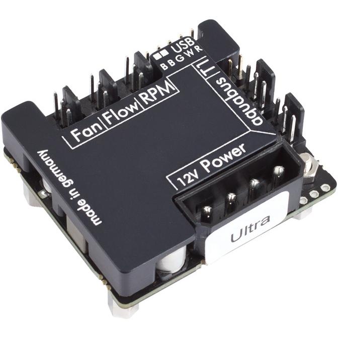 Aqua Computer Dissipatore di calore del controller della ventola Aqua, Accessori raffreddamento ad acqua CPU