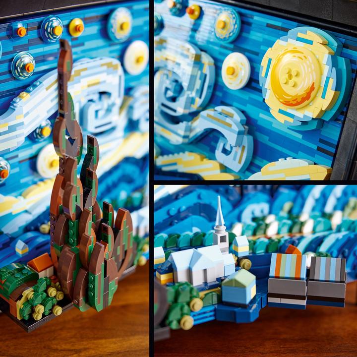 Actual product image LEGO Vincent van Gogh - Starry night (21333, LEGO Rare Sets, LEGO Icons)