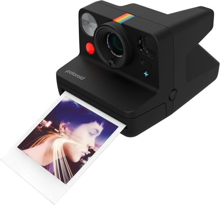 Actual product image Polaroid NOW Gen3 Instant Camera Bluetooth Connected Bundle Camera Color Film 16 photos Black 6563