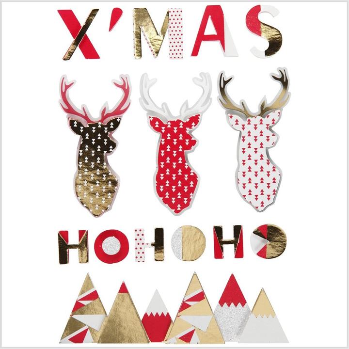 Produktbild Creativ Company Weihnachtssticker3D