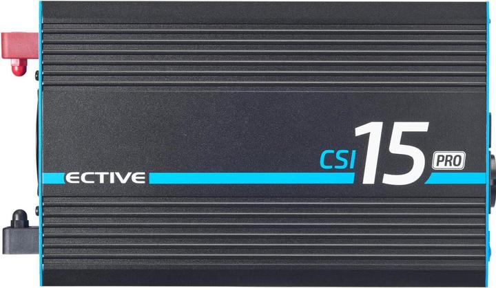 Produktbild Ective CSI 15 PRO 1500W/12V Sinus-Wechselrichter mit Netzvorrangschaltung und Ladegerät (CH-Stecker)