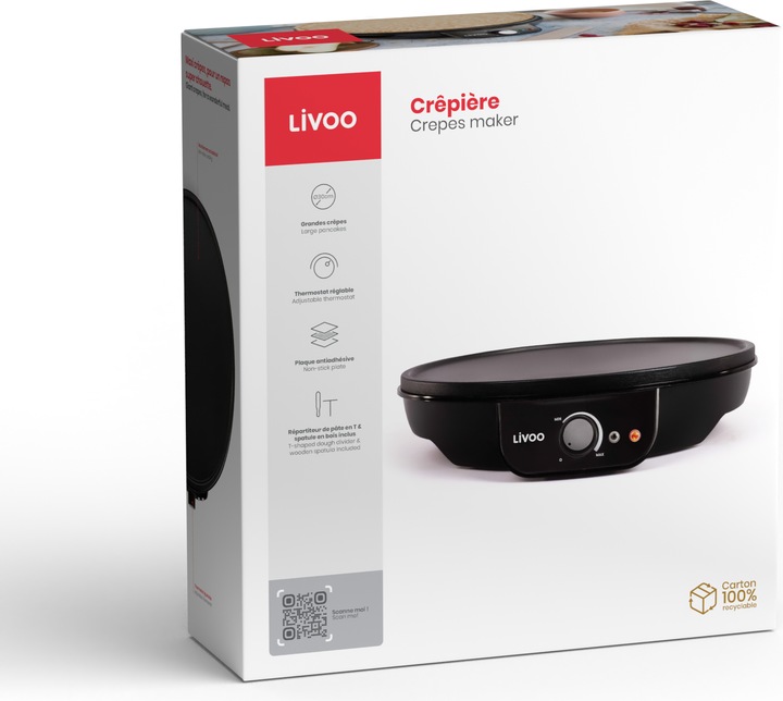 Actual product image Livoo Crepes maker