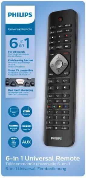 Image du produit Philips Srp2018/10 (Télécommande universelle, Miracast)