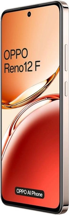 Actual product image OPPO Reno12 F 5G (256 GB, Amber Orange, 6.67", Dual SIM, 50 Mpx, 5G)