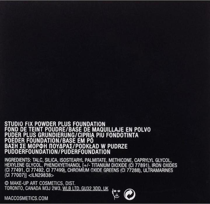Actual product image MAC Cosmetics Studio Fix - Powder Plus Foundation (NC30)
