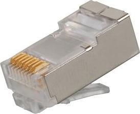 Produktbild Solarix -Stecker RJ45 CAT6 STP für Kabel - 1 Stück / geschirmt / gefaltet