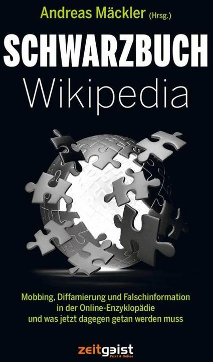 Actual product image Schwarzbuch Wikipedia (German, Andreas Mäckler, 2020)
