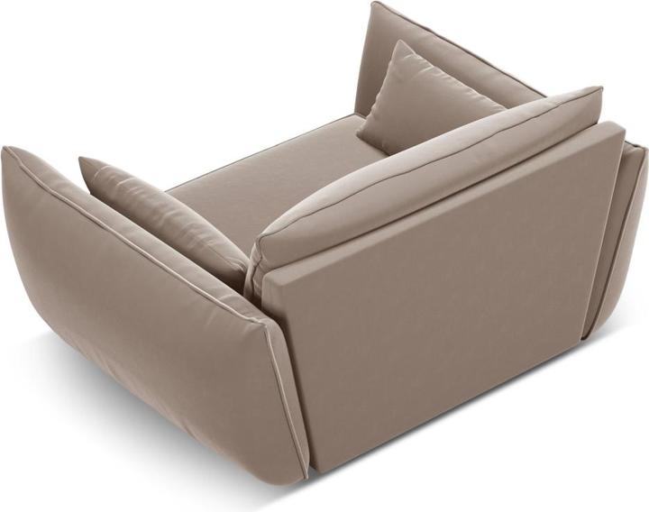 Actual product image Micadoni Velvet Armchair, "Kaelle", 1 Seat, 128x110x85Made in Europe (2 person sofa, 3-seater, 4-seater)