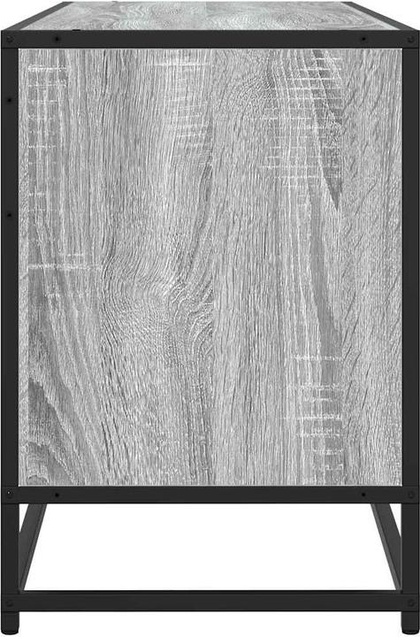 Actual product image VidaXL TV cabinet Lowboard TV cabinet TV table Grey Sonoma wood-based material (100 x 35 x 50 cm)