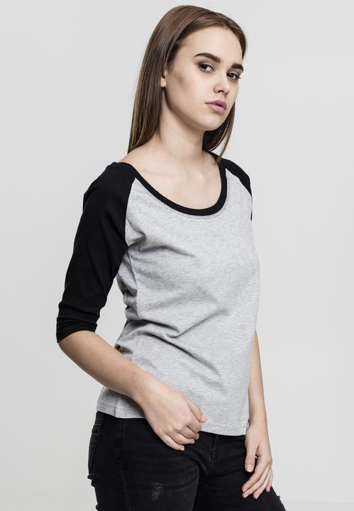 Image du produit Urban Classics Ladies 3/4 Contrast Raglan Tee (XS)