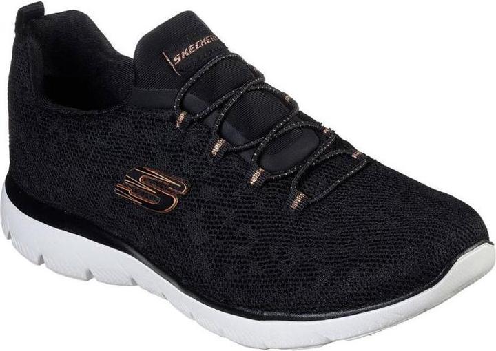 Black Black Mesh Rose Gold Trimming Bkrg