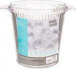 Actual product image Leknes transparent plastic striped ice bucket