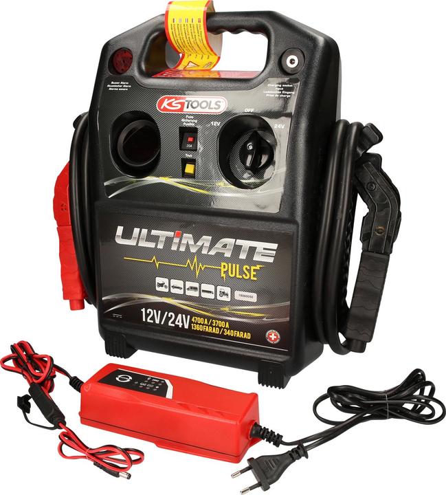 Produktbild KS Tools Werkzeuge-Maschinen GmbH 12 V / 24 V Kondensator-Booster (20000 A)
