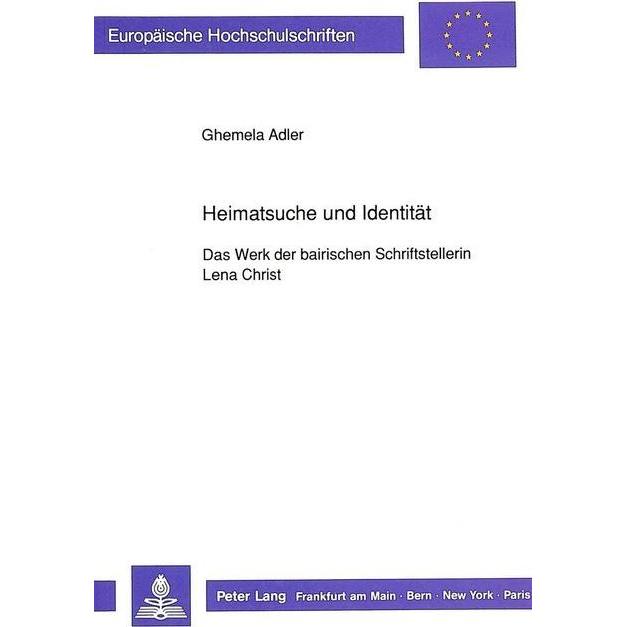 Heimatsuche und Identität, Fachbücher von Ghemela K. Adler