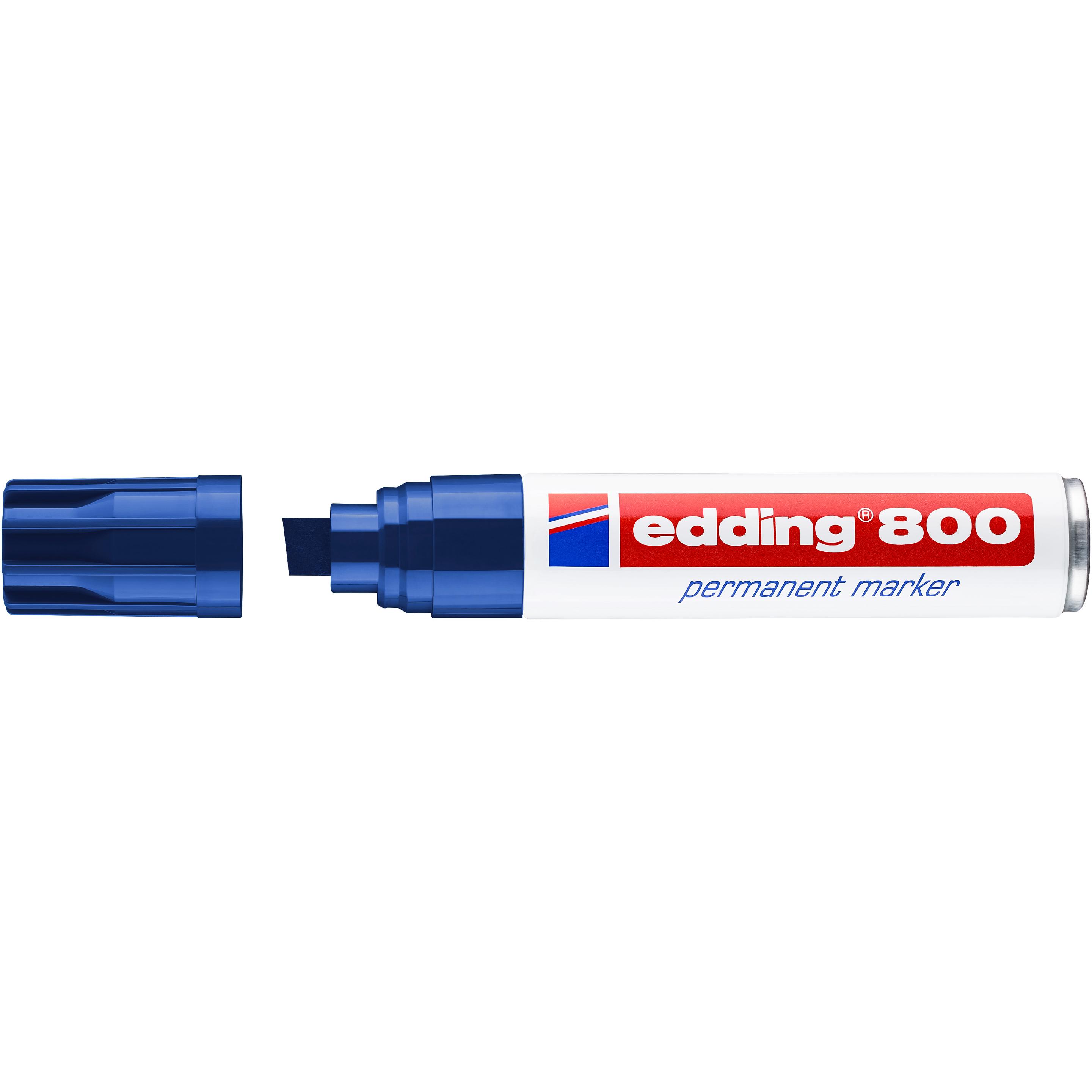 Edding, Marker, Permanent Marker 800 (Blau, 4 mm, 1 x)