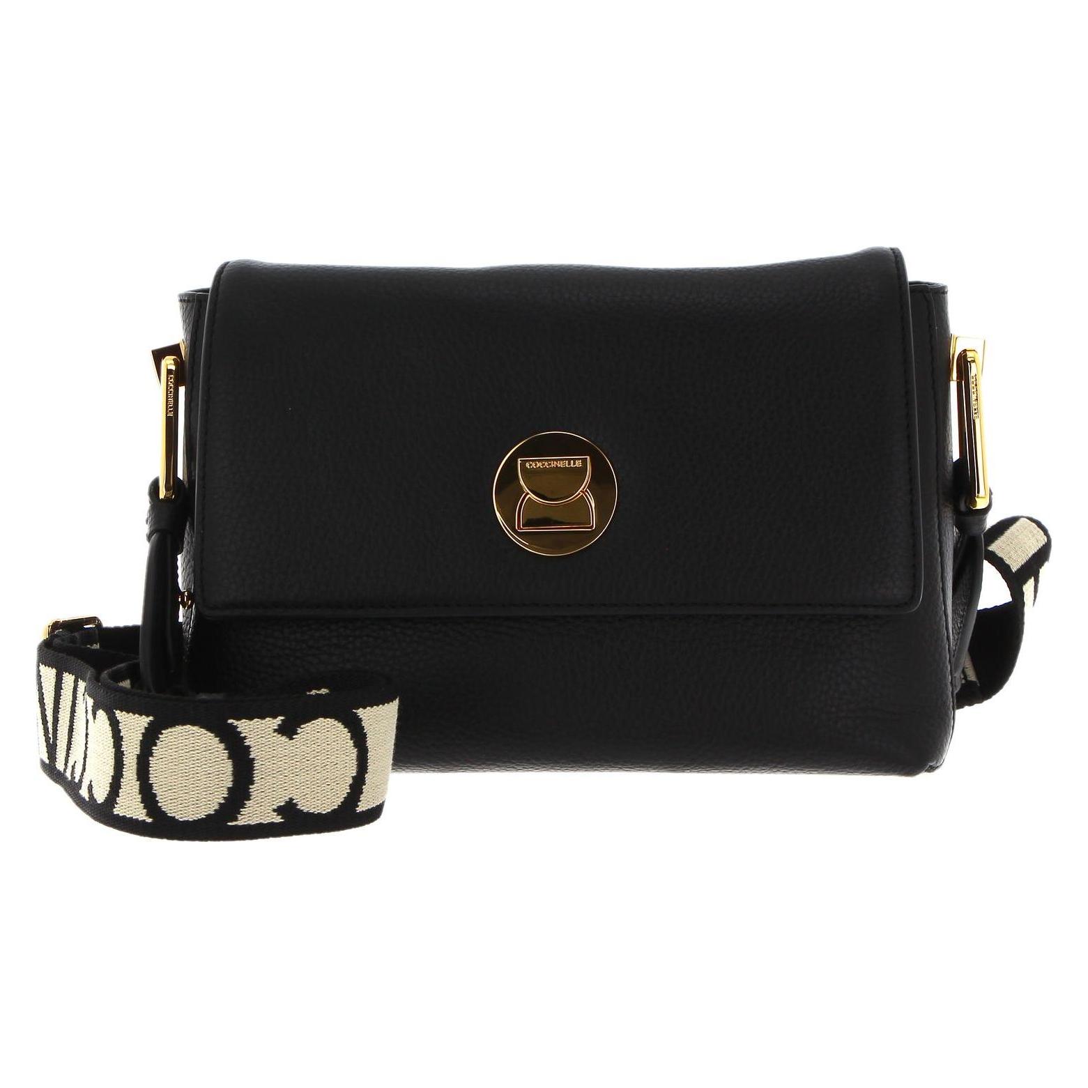 Coccinelle, Damen, Handtasche, Umhängetasche Liya, Schwarz