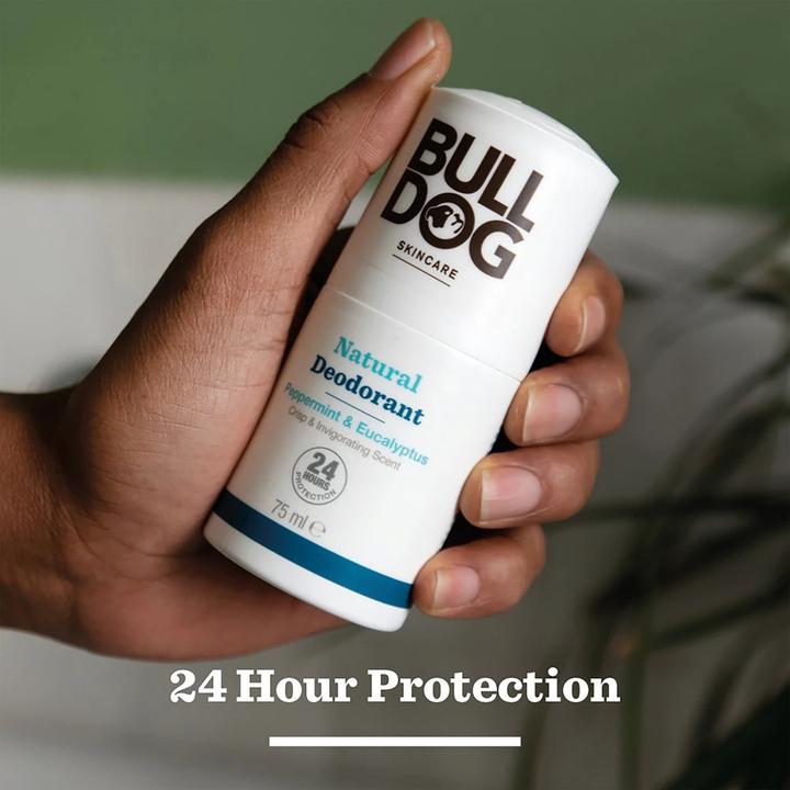 Immagine prodotto Bulldog Deodorante naturale roll-on ( Natura l Deodorant Peppermint & Eucalyptus Crisp & Invigo (Roll-on, 75 ml)
