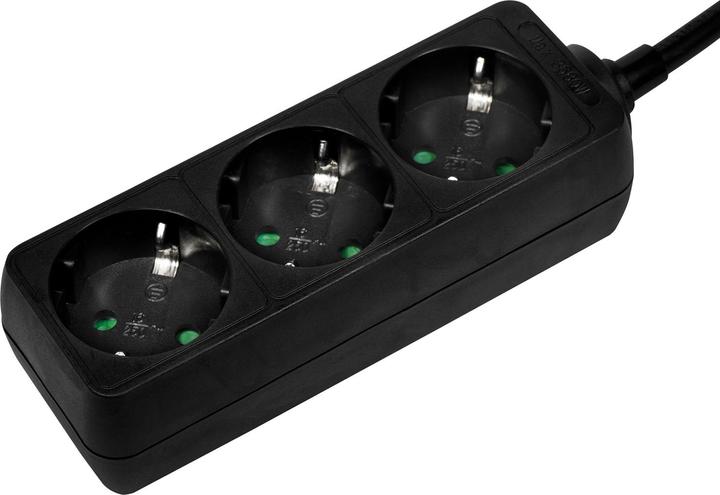 Actual product image LogiLink socket strip (3 x, CEE 7/3, 1.50 m)