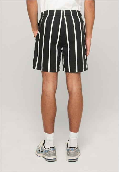 Image du produit Urban Classics Summer Stripe Resort Shorts black/white S (S)