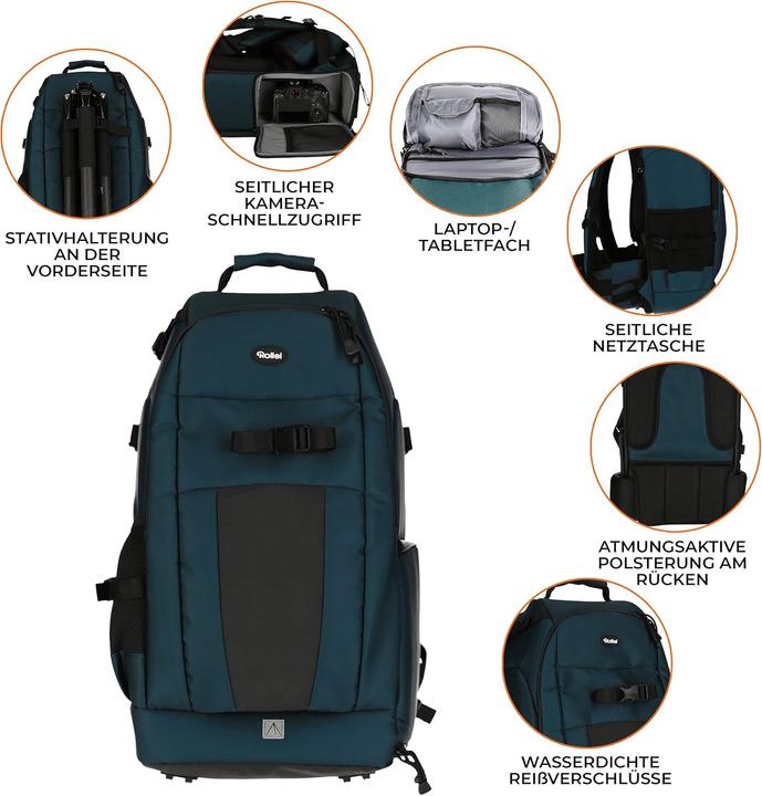 Immagine prodotto Rollei Photoliner Ocean L benzina (Zaino per fotocamera)