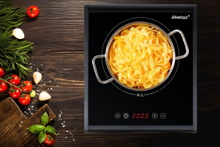 Image du produit Steba HK 25 Plaque de cuisson simple Ceran 2000W 18,5cm Touch Control à partir de 01/25