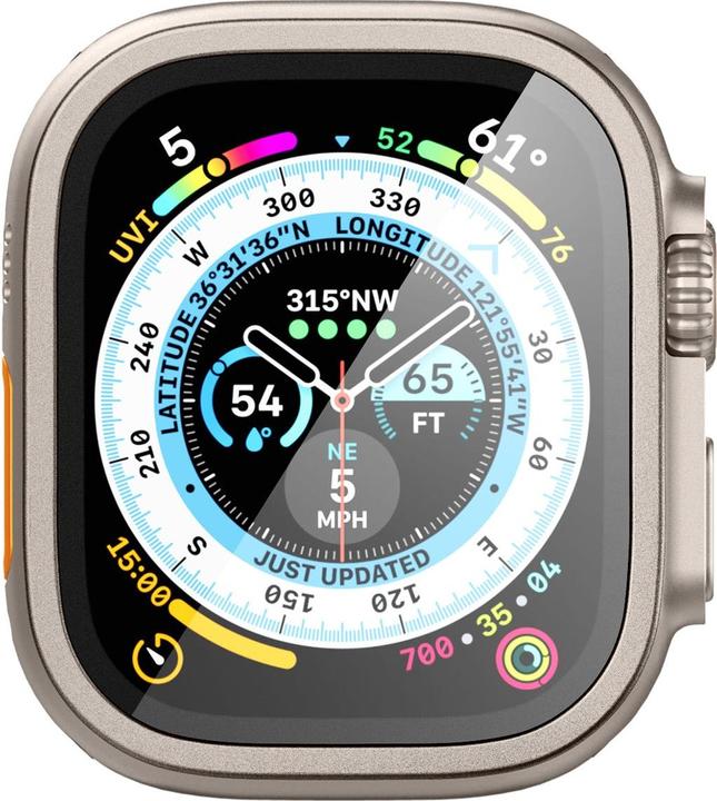 Productafbeelding Spigen ALM Glass.Tr Slim Pro Apple Watch Ultra (49 mm) Titanium AGL06161