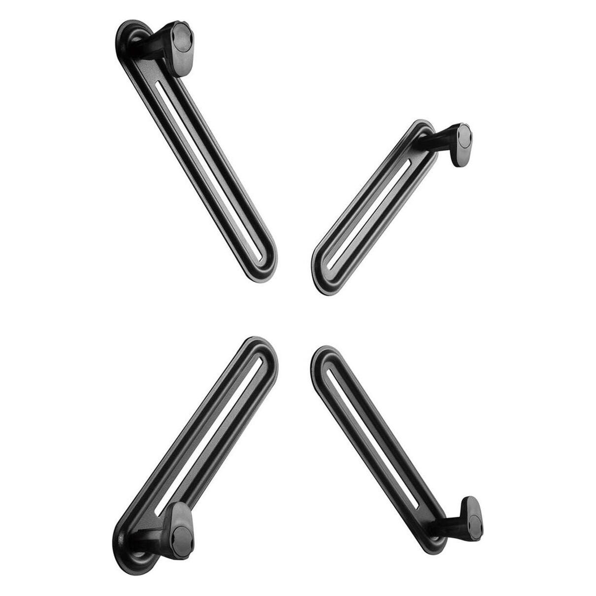 Maclean Mc-899 Non-Vesa Schermadapter 13"-27" 75x75 100x100 Max. 8 Kg Adapter Voor Schermen Zonder Ves (Muur, Tabel, 27", 8 kg), Monitorsteun, Zwart