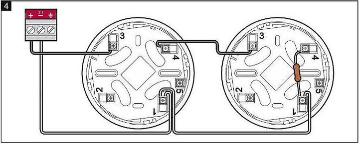Actual product image Satel Lizdas conventional fire detector (DB-100)