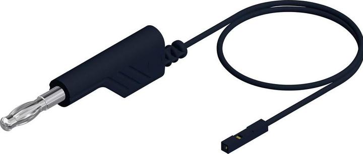Hirschmann Test & Measurement SKS Hirschmann MAL 4-0.64/100-0.25 Measuring cable (male lamella connector 4 mm - female 0.