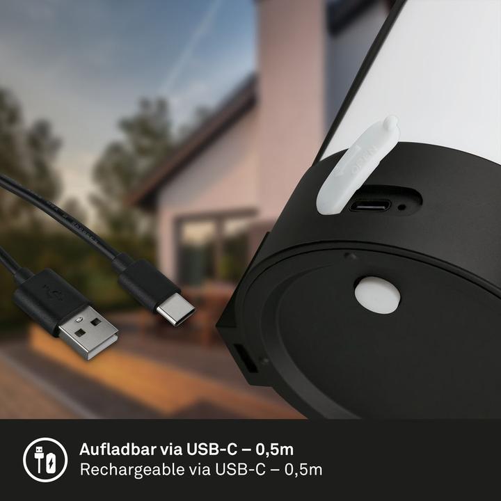 Image du produit Briloner ASA Akku LED Tischleuchte - Touchdimmer - Schwarz