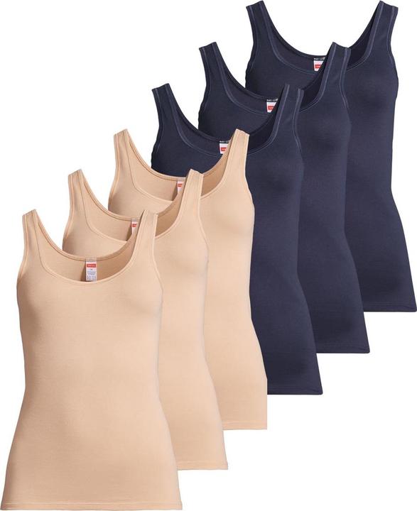 Produktbild Conta 6er Pack Feinripp Unterhemd / Top (42, XL)