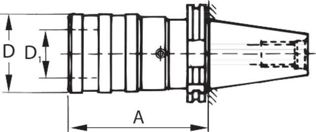 Actual product image Tapping chuck type DSPL with shank