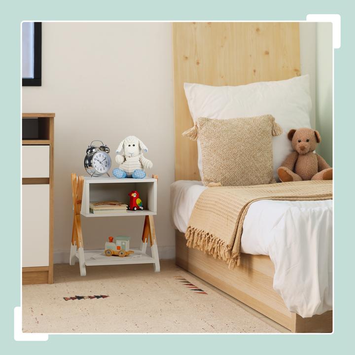 Image du produit Relaxdays Kinder-Nachttisch (34 x 30 x 42 cm)