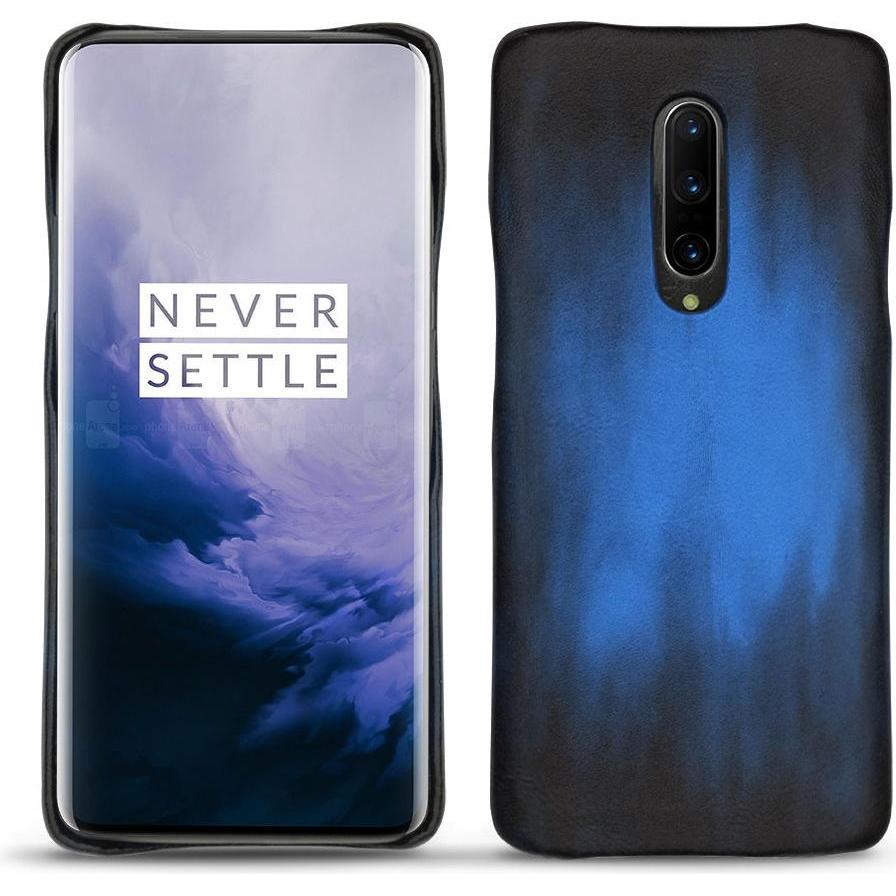 Noreve Lederschutzhülle (OnePlus 7 Pro), Smartphone Hülle, Blau